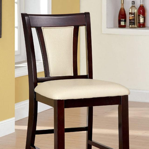 BRENT II Dark Cherry/Ivory Counter Ht. Chair (2/CTN) - Just Furniture (PA) - Multi Location