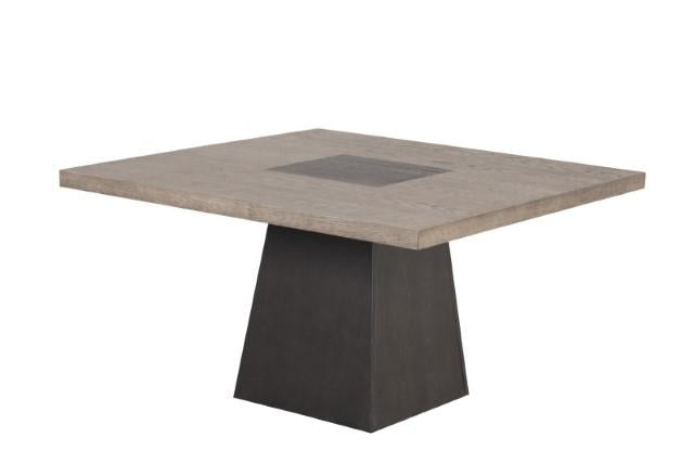 Broager 5 Pc Dining Table Set (White Caster Chairs) Walnut - Just Furniture (PA) - Multi Location