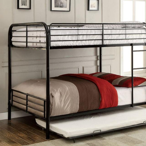 BROCKET Black Metal Full/Full Bunk Bed - Just Furniture (PA) - Multi Location