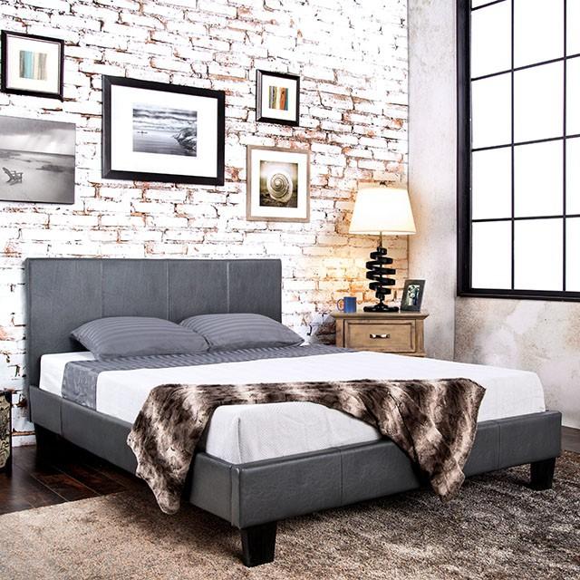 Winn Park Cal.King, E.King, Twin, & Full Bed Chrome, Gray, Brown, & Chrome - Just Furniture (PA) - Multi Location