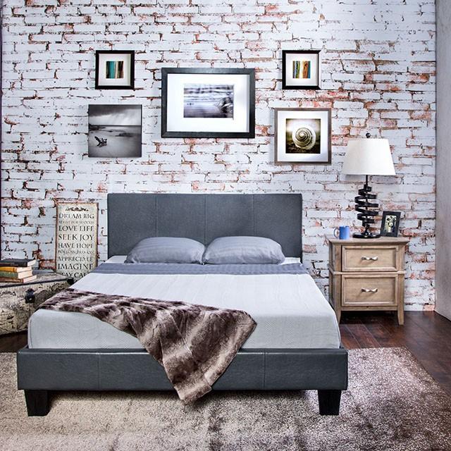 Winn Park Cal.King, E.King, Twin, & Full Bed Chrome, Gray, Brown, & Chrome - Just Furniture (PA) - Multi Location