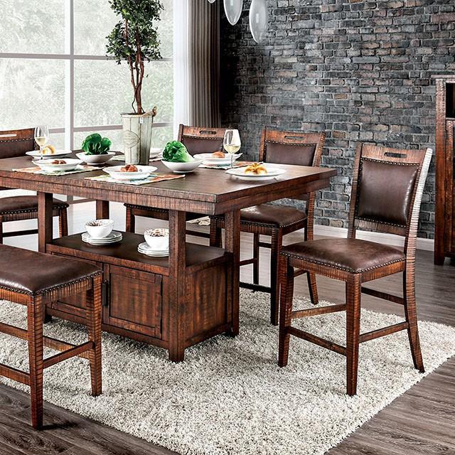 Wichita Light Walnut Counter Ht. Table - Just Furniture (PA) - Multi Location
