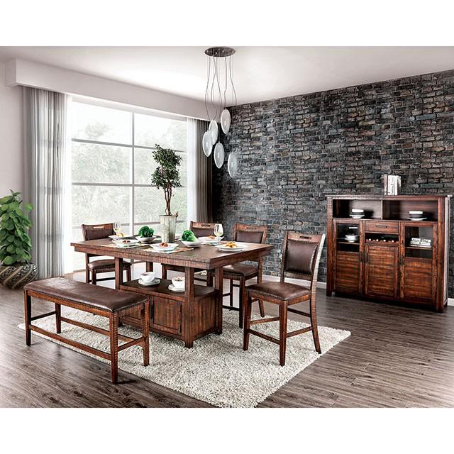 Wichita Light Walnut Counter Ht. Table - Just Furniture (PA) - Multi Location