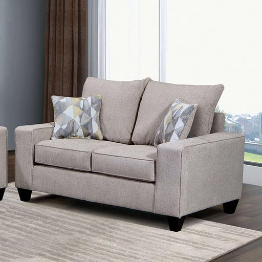 WEST ACTION Loveseat, Beige - Just Furniture (PA) - Multi Location