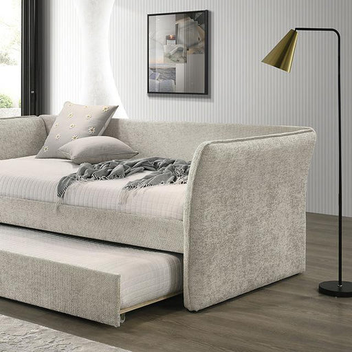 Yuri Twin Daybed w/ Trundle Beige - Just Furniture (PA) - Multi Location