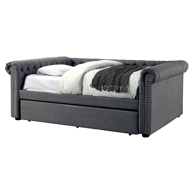 LEANNA Gray Daybed w/ Trundle, Gray - Just Furniture (PA) - Multi Location