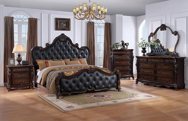 Ventresca E.King & Queen Bed White & Chrome - Just Furniture (PA) - Multi Location