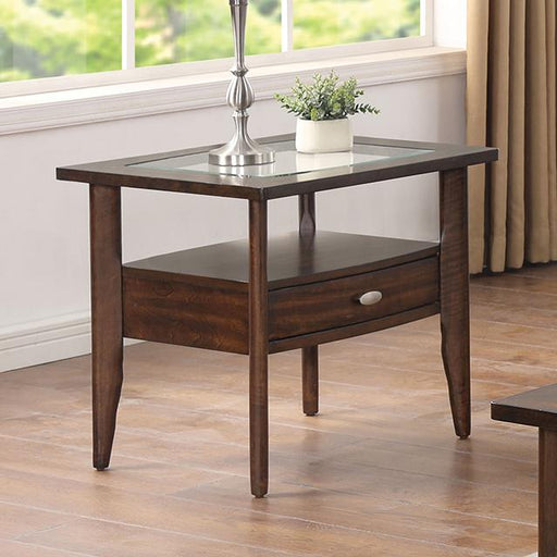 RIVERDALE End Table, Dark Walnut - Just Furniture (PA) - Multi Location