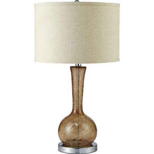 Rachel Amber 15"H Glass Amber Table Lamp - Just Furniture (PA) - Multi Location