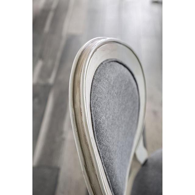 Kathryn Antique White/Gray Side Chair, Antique White (2/CTN) - Just Furniture (PA) - Multi Location
