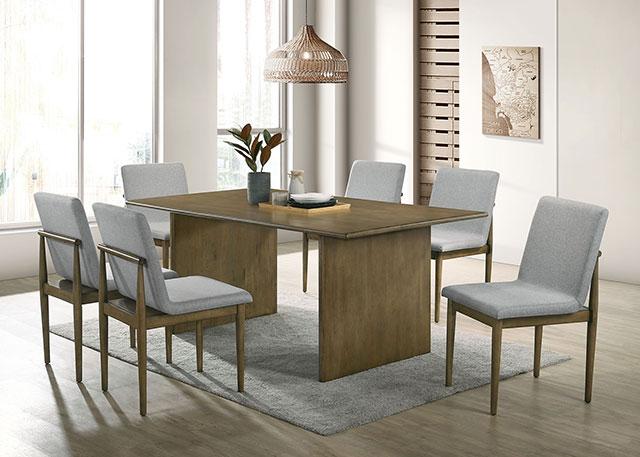 ST GALLEN Dining Table, Natural Tone/Light Gray - Just Furniture (PA) - Multi Location