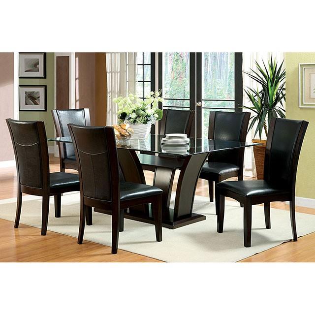 Manhattan I Dark Cherry/White Side Chair, White (2/CTN) - Just Furniture (PA) - Multi Location