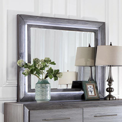 RAIDEN Mirror w/ LED, Gray - Just Furniture (PA) - Multi Location