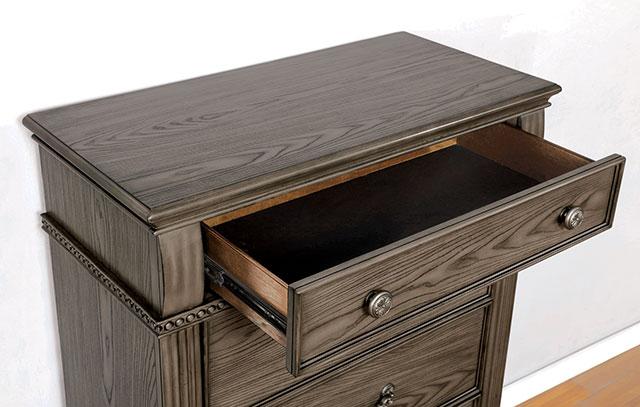 Pamphilos 4 & 5 Piece Queen Bedroom Set Gray & White - Just Furniture (PA) - Multi Location