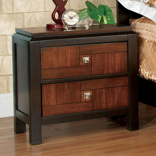 Patra Acacia/Walnut Night Stand - Just Furniture (PA) - Multi Location