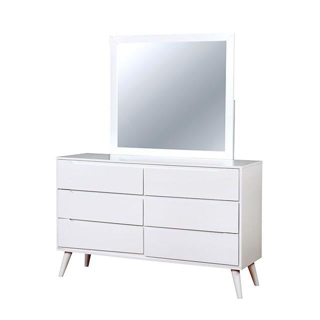 LENNART II White Mirror - Just Furniture (PA) - Multi Location