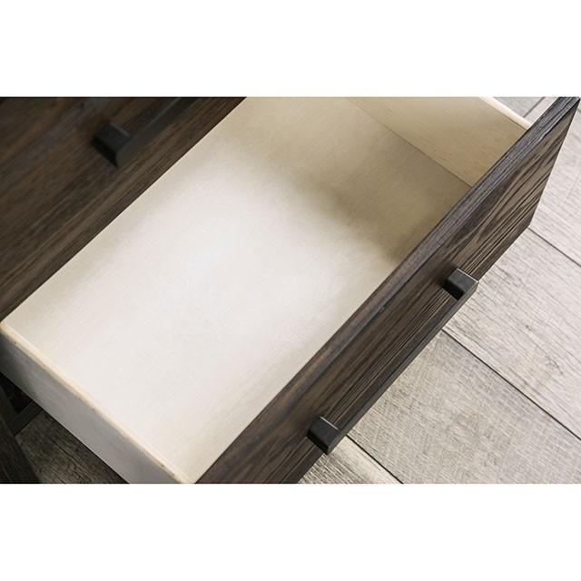 Rexburg Wire-Brushed Rustic Brown Night Stand - Just Furniture (PA) - Multi Location