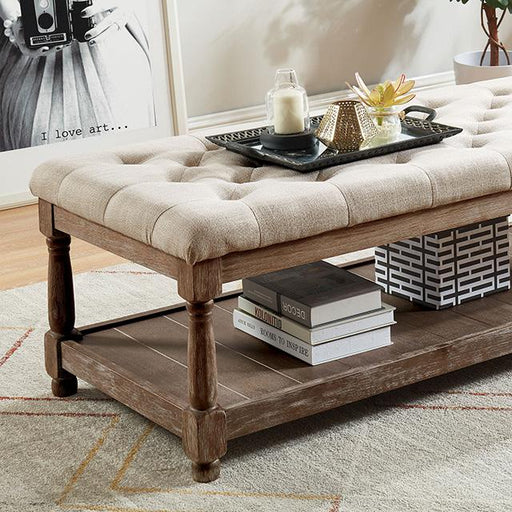 Tanya Beige Bench - Just Furniture (PA) - Multi Location