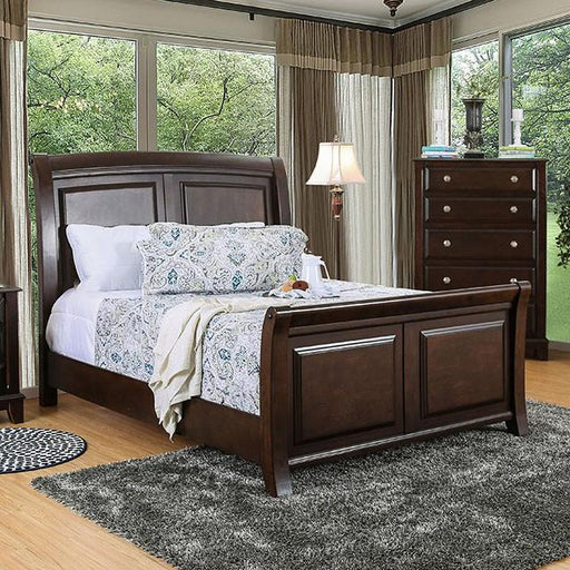Litchville Brown Cherry Cal.King, E.King, & Queen Bed - Just Furniture (PA) - Multi Location