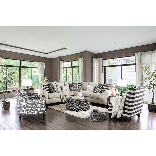 Patricia Black/Pattern Ottoman - Just Furniture (PA) - Multi Location