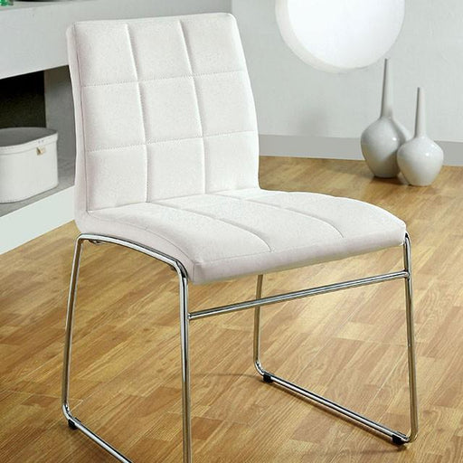 Oahu White Side Chair - Just Furniture (PA) - Multi Location