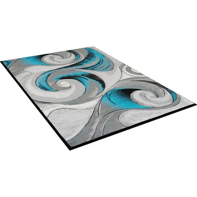 Niksar Turquoise 5' X 7' Area Rug - Just Furniture (PA) - Multi Location