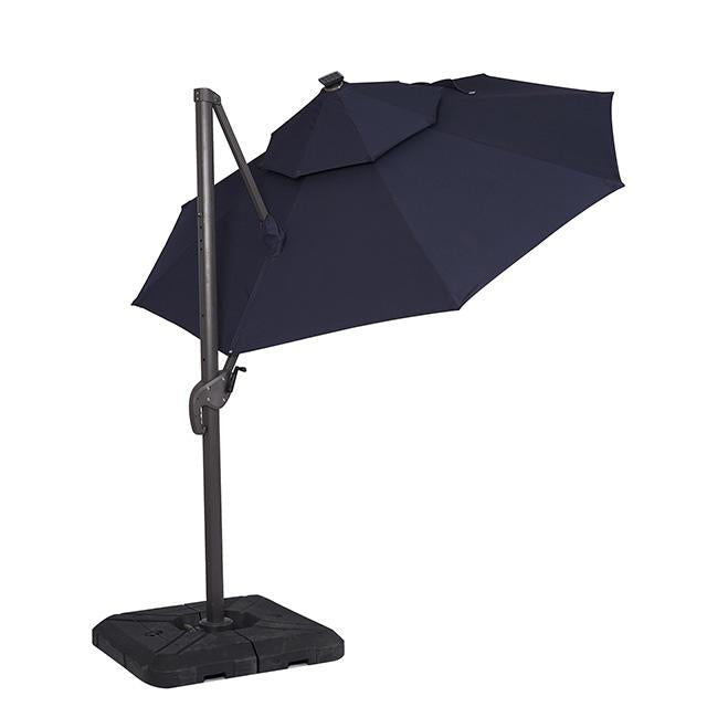 Nuti 10 Ft Round Umbrella w/ LED Light + 37" Large Base - Just Furniture (PA) - Multi Location