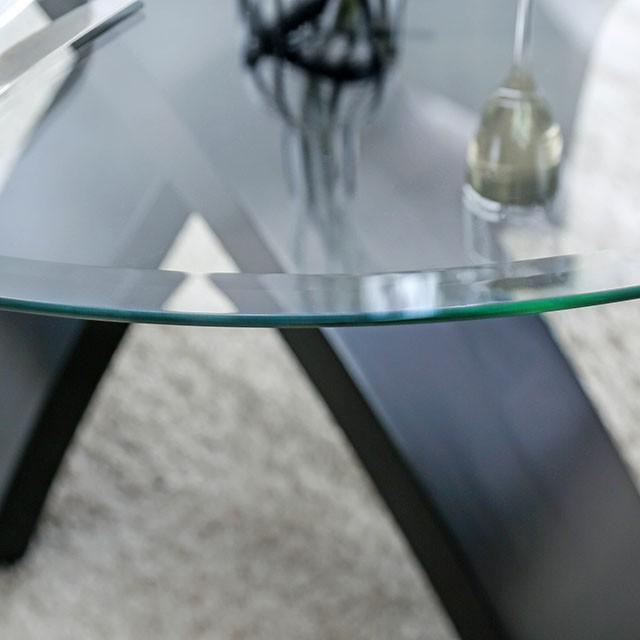 Jasmin Black/White Round Dining Table - Just Furniture (PA) - Multi Location