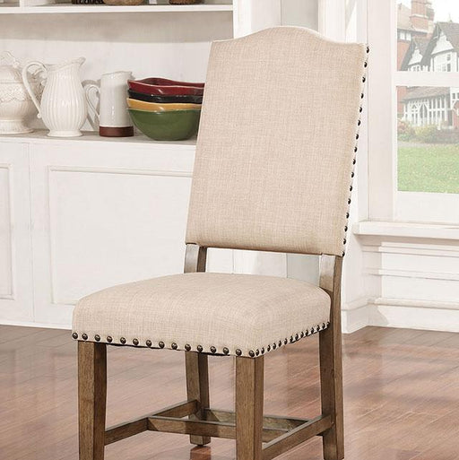 Julia Light Oak/Ivory Side Chair (2/CTN) - Just Furniture (PA) - Multi Location
