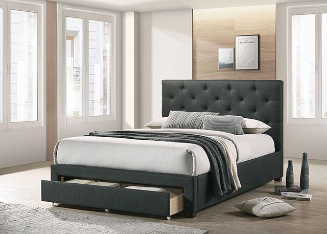 SYBELLA Cal.King, E.King, Queen, Full, & Twin Bed, Beige - Just Furniture (PA) - Multi Location