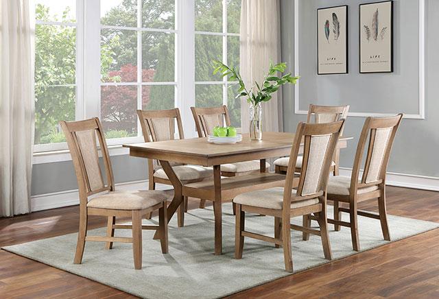 UPMINSTER Side Chair (2/CTN), Natural Tone/Beige - Just Furniture (PA) - Multi Location