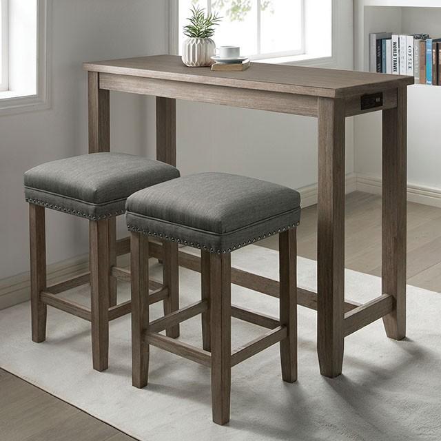 Caerleon 3 & 4 Piece Counter Ht. Set Gray & Blue - Just Furniture (PA) - Multi Location