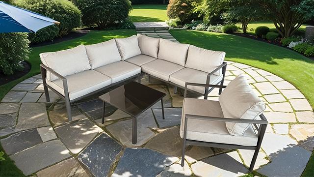 Farisha 6 Pc. Outdoor Sectional Set - Just Furniture (PA) - Multi Location
