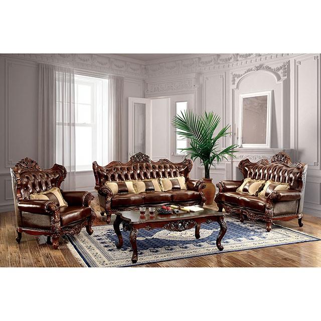 Jericho Brown/Dark Oak Sofa - Just Furniture (PA) - Multi Location