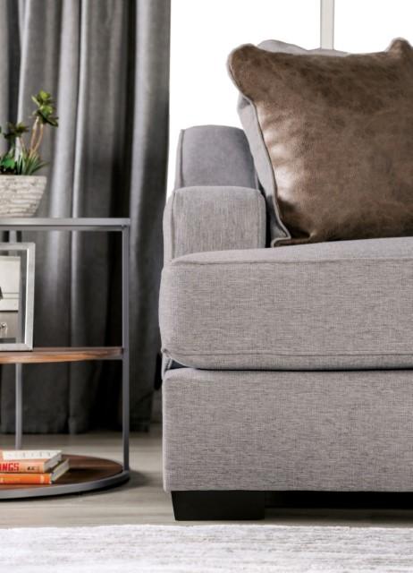 SKYLINE Sofa, Light Gray/Brown - Just Furniture (PA) - Multi Location