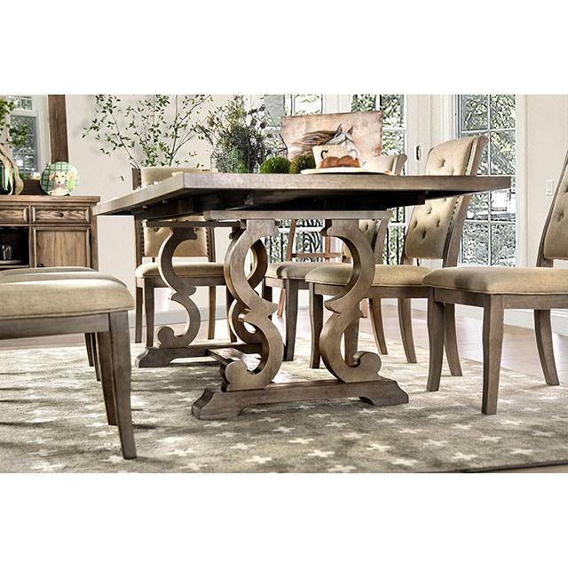 Patience Rustic Natural Tone Dining Table - Just Furniture (PA) - Multi Location
