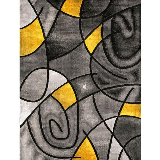 Sivas Charcoal Yellow 8' X 10' Area Rug - Just Furniture (PA) - Multi Location