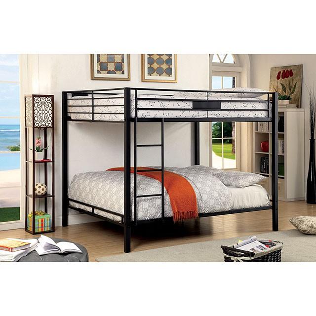 CLAREN Black Queen/Queen Bunk Bed - Just Furniture (PA) - Multi Location