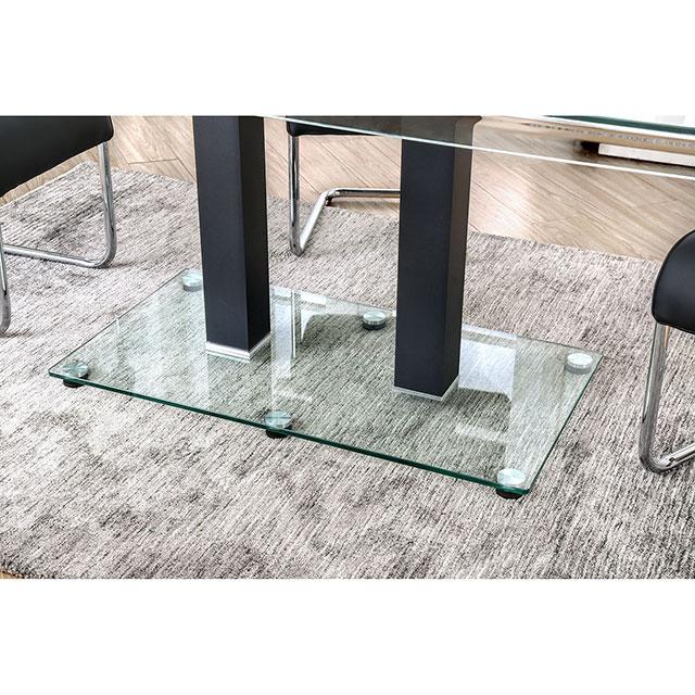 Richfield Black/Chrome Dining Table - Just Furniture (PA) - Multi Location