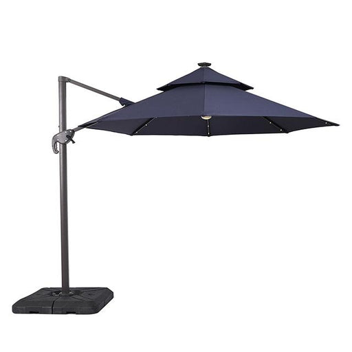 Nuti 10 Ft Round Umbrella w/ LED Light + 37" Large Base - Just Furniture (PA) - Multi Location