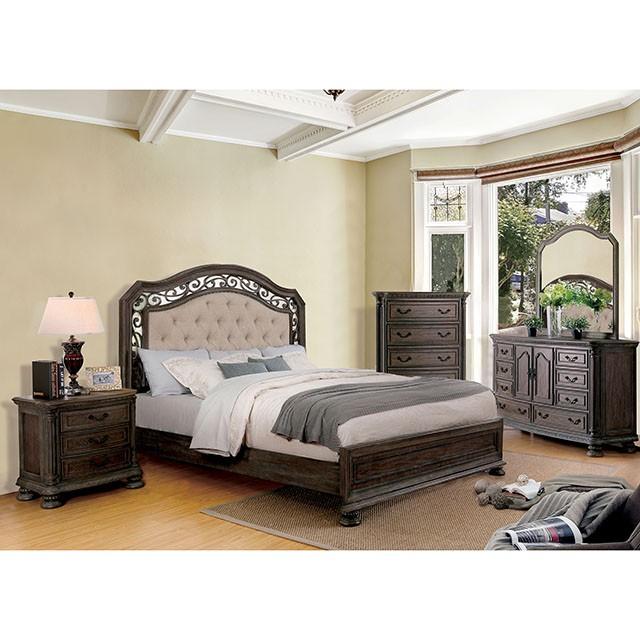 Persephone Rustic Natural Tone Mirror - Just Furniture (PA) - Multi Location
