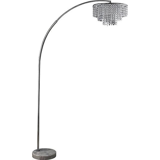 Julie Chrome 62"H Crystal Chrome Arch Lamp - Just Furniture (PA) - Multi Location