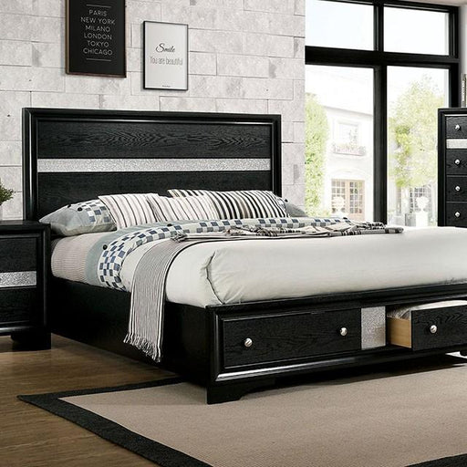 CHRISSY E.King, Full, & Queen Bed White, Grey, & Black - Just Furniture (PA) - Multi Location