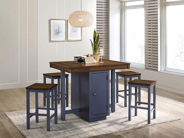 Azurine 5 Pc. Counter Ht. Set - Just Furniture (PA) - Multi Location