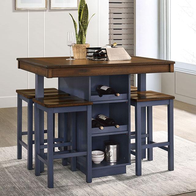 Azurine 5 Pc. Counter Ht. Set - Just Furniture (PA) - Multi Location