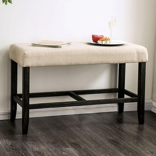 Brule Counter Height Bench Ivory - Just Furniture (PA) - Multi Location