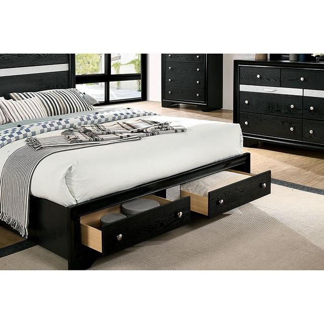 CHRISSY E.King, Full, & Queen Bed White, Grey, & Black - Just Furniture (PA) - Multi Location