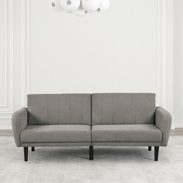 Aristide Futon Sofa Grey & Brown - Just Furniture (PA) - Multi Location