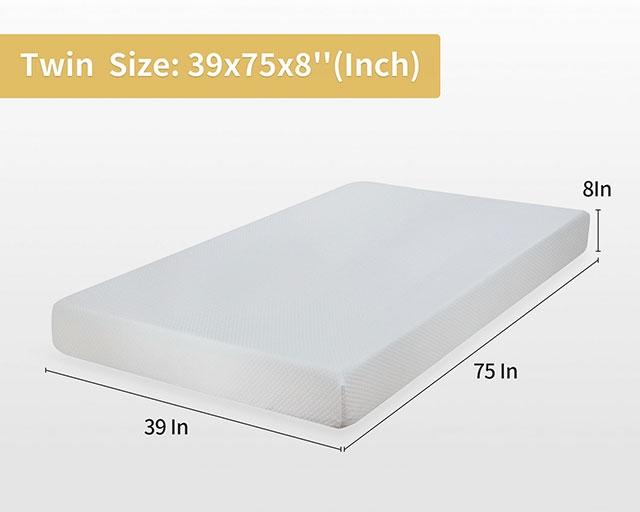Artemisia 8" Cal. King, E.King, Full, & Queen Memory Foam Mattress - Just Furniture (PA) - Multi Location
