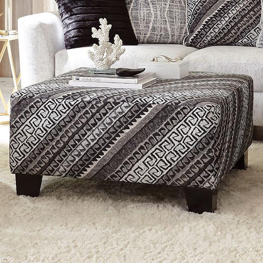EIMEAR Ottoman, Off-white/Black - Just Furniture (PA) - Multi Location